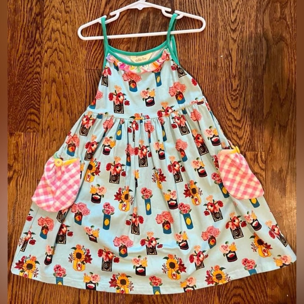 VGUC Sz. 6 Matilda Jane Brilliant Daydream Pocketful of Flowers Dress